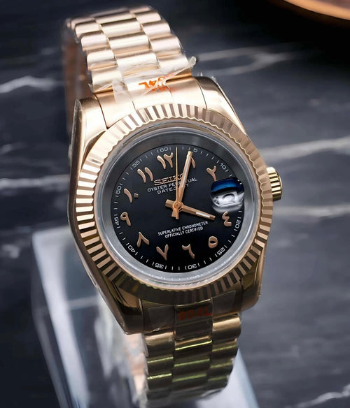 SikVivo “Golden Arabic” – Seiko NH35 Mod